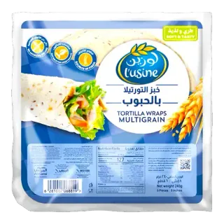 لوزين تورتيلا ملفوف بالحبوب المتعددة 240 جم