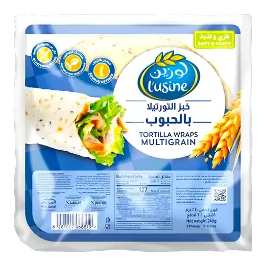 Lusine Tortilla Wrap Multi Grain, 240g