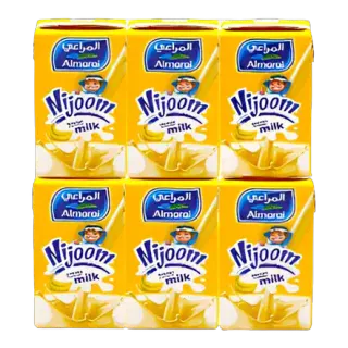 Almarai Banana Nijoom UHT Milk 6 x, 150ml