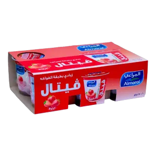 Almarai Vetal Lay. Strawberry Yoghurt 6 x, 140g