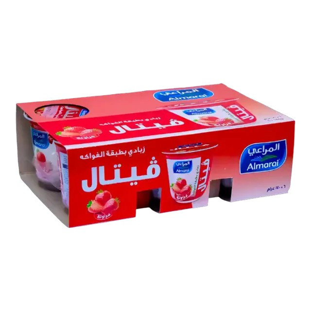 Almarai Vetal Lay. Strawberry Yoghurt 6 x, 140g