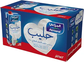 المراعي حليب قليل الدسم 12 x 1 لتر