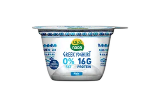 Nada Zero Fat Plain Yoghurt Greek, 160g