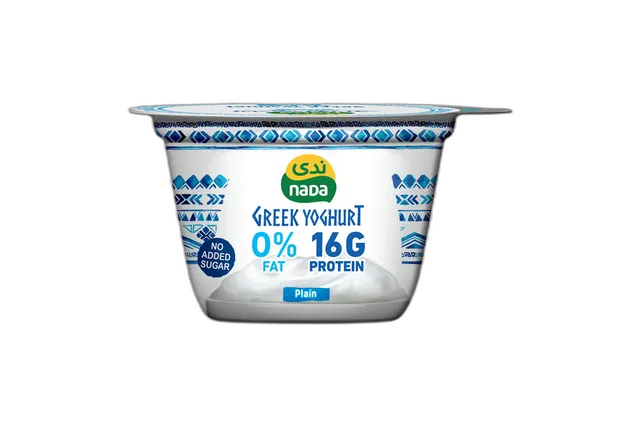 Nada Zero Fat Plain Yoghurt Greek, 160g