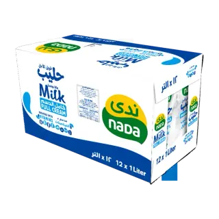 Nada UHT Full Fat Milk 12 x, 1L