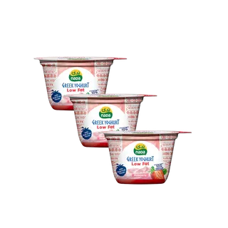 Nada Strawberry Low Fat Yoghurt Greek 3 x, 160g