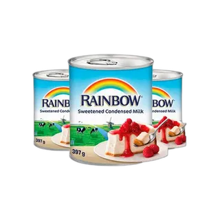 Rainbow Sweet Condensed Milk 3 x, 397g