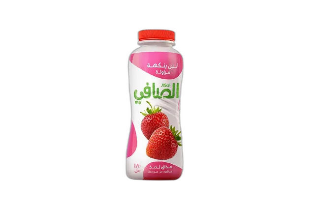 الصافي لبن بنكهة الفراولة 180 مل