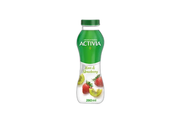 Activa Yoghurt GO Kiwi and Strawberry, 280ml