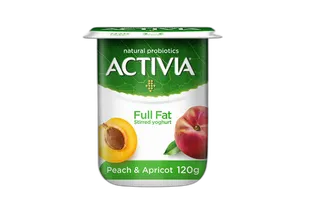 Activia Fruit Peach Apricot Yoghurt 120 g