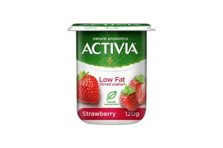 Activia Strawberry Light Yogurt, 120g