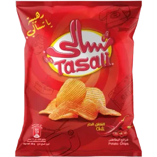 تسالي رقائق البطاطس بالفلفل الحار 55 جم