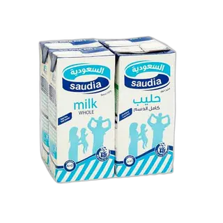 Sadafco Saudia Low Fat Milk, 1L*4 Pack