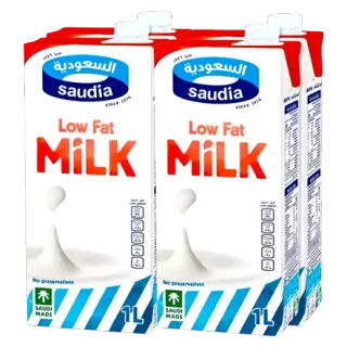 سدافكو السعودية حليب قليل الدسم 1 لتر * 4 عبوات