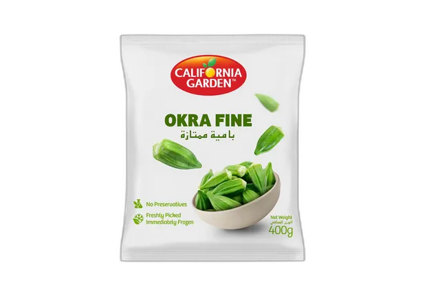 California Garden Okra Fine, 400g