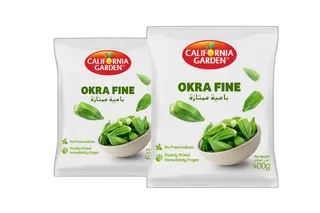 California Garden Okra Fine 2 x, 400g