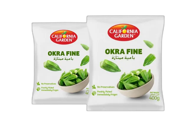 California Garden Okra Fine 2 x, 400g