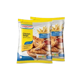 أمريكانا شرائح دجاج سادة 2 x 750 جم
