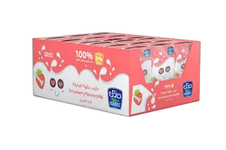 Nadec Strawberry Milk 18 x, 125ml