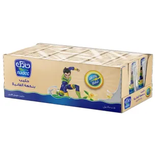 Nadec Vanilla Milk 18 x, 125ml