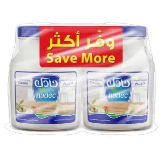 نادك جبنة كريمة قابلة للدهن 2 x 900 جم