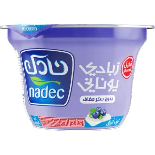 Nadec Yoghurt Blue Berry LF Greek, 160g