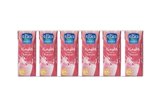 Nadec UHT Milk Strawberry 6 x, 185ml