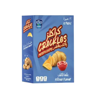 نادك كراكلز شيبس بطاطس بنكهة الكاتشاب 21 جم