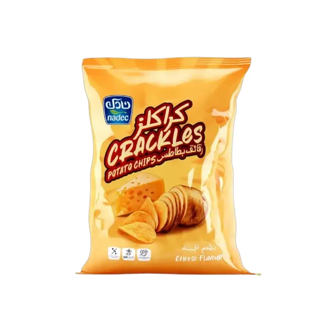 Nadec Crackles Potato Chips Cheese, 40g