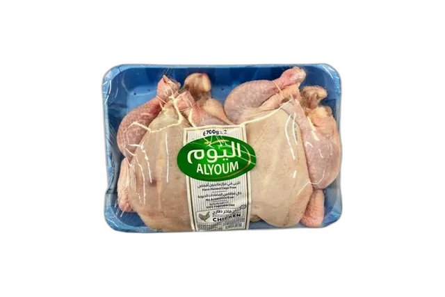 اليوم دجاجة كاملة طازجة علبة 2 x 700 جم