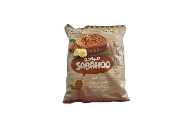 صباحو مافن كيك الموز والجوز 90 جم