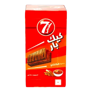 سفن دايز كيك بار شوكولاتة 12 x 25 جم