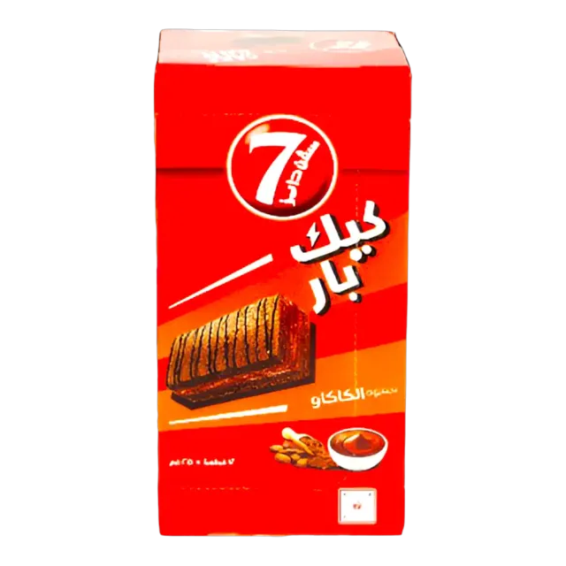 سفن دايز كيك بار شوكولاتة 12 x 25 جم