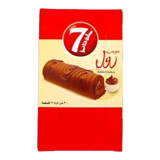 سفن دايز ميني شوكولاتة سويس رول 12 عبوة * 20 جم