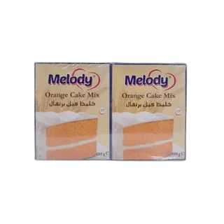 Melody Cake Mix Orange 2 x, 500g