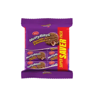 Tiffany Nutty Bites Chocolate Hznut 8 x, 72g
