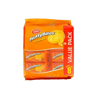 Tiffany Nutty Bites Peanut 8 x, 72g