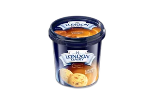 London Dairy Caramel Crunch Cup, 150ml