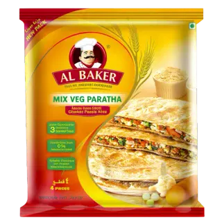 Al Baker Paratha Mix Vegetable, 400g