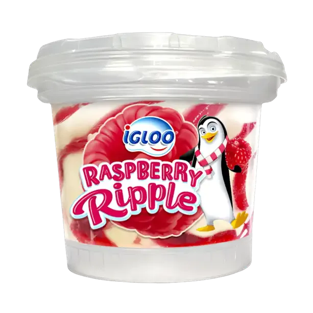 Igloo Raspberry Ripple Ice Cream, 150ml
