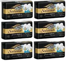 صابون سافانا بيوتي دايموند جي آر 6 x 120 جم