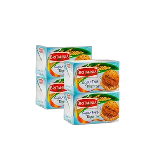 بريتانيا خالي من السكر 4 x 200 جم