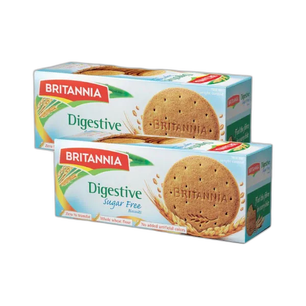 Britannia Sugar Free Digestive Biscuit 2 x, 350g