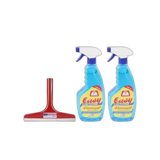 Easy Glass Cleaner 2 x, 650ml + Wiper