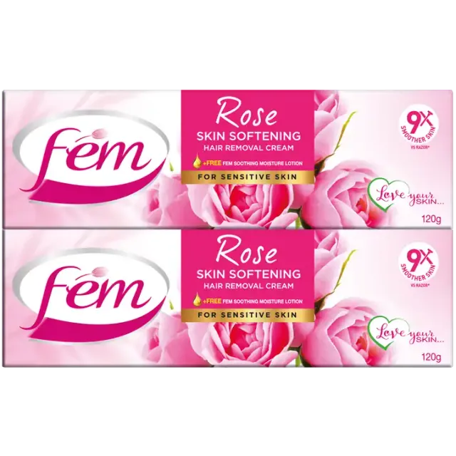 Fem Hair Removal Cream Rose 2 x, 120g