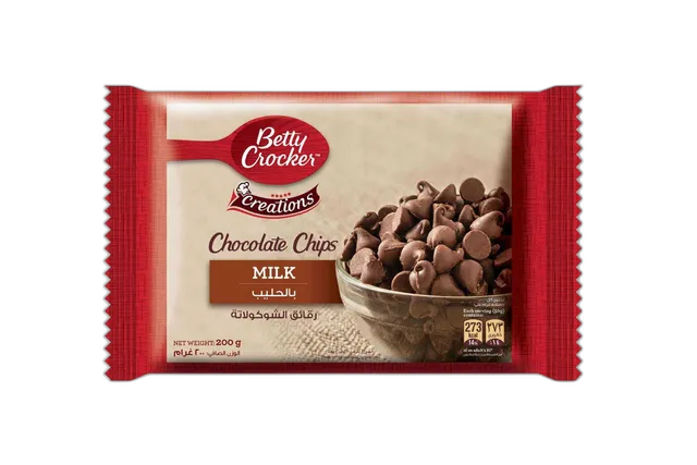 Betty Crocker Chocolate Chips Milk, 200g