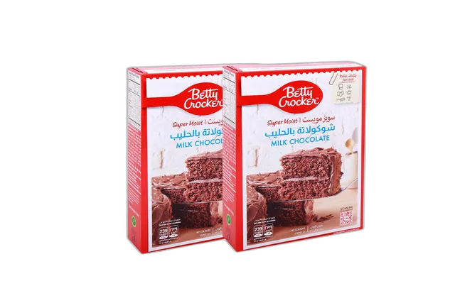 Betty Crocker Milk Chocolate Cake Mix 2 x, 510g