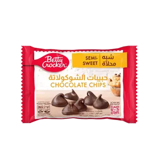 بيتي كروكر رقائق الشوكولاتة شبه الحلوة 200 جم