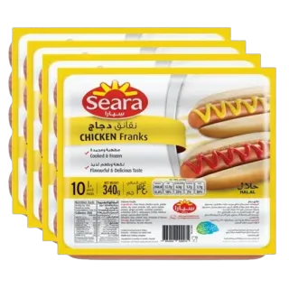 Seara Chicken Franks 4 x, 340g