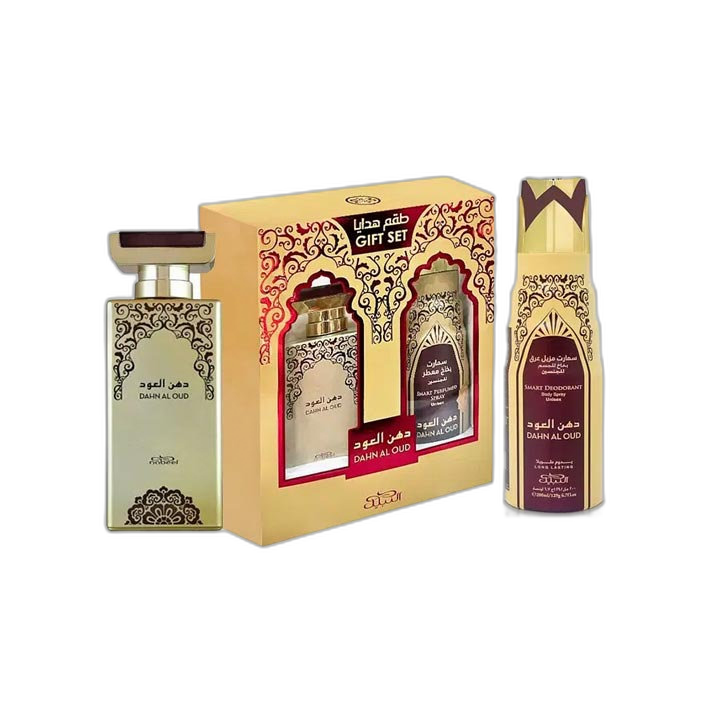 مجموعة هدايا نبيل دهن العود Edp 100 مل + مزيل عرق 200 مل
